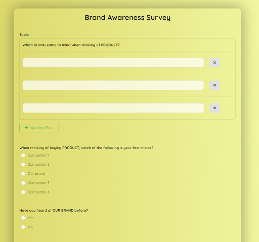 brand-awareness-survey-form