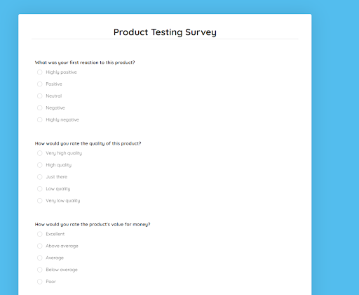 product-testing-survey