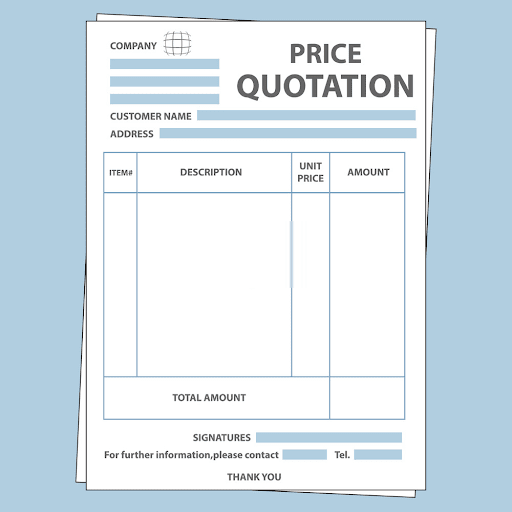 Price Quote Template Word from www.formpl.us