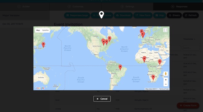 Geolocation Forms