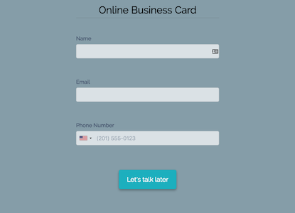 Online Business Card