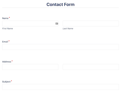 Contact Form