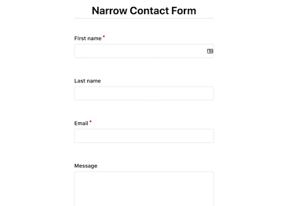 Contact Form