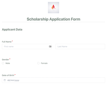 Scholarship Application Form